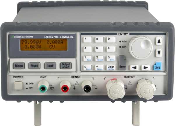 LABKON P500 ... P800 Computer Controlled Laboratory Power Supplies